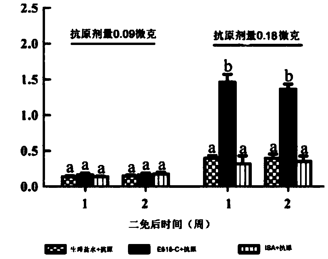 Vegetable oil vaccine adjuvant and preparation method and application thereof