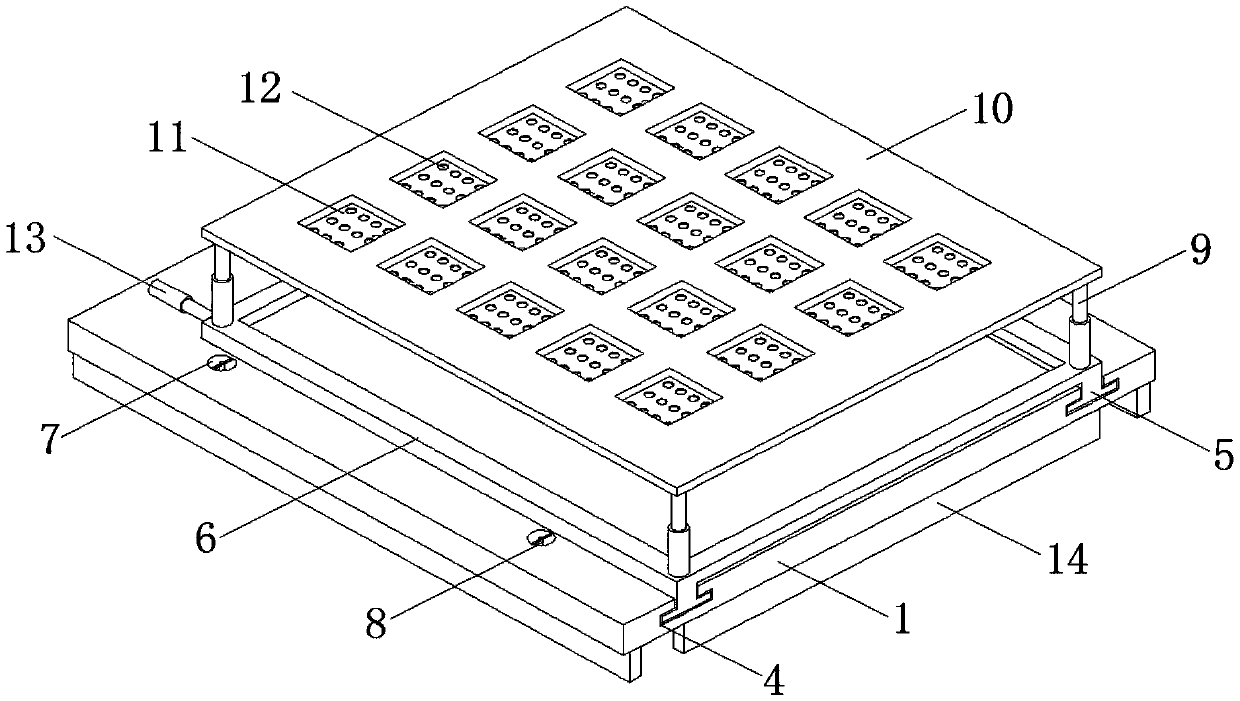 Solar cell piece drying device and processing process thereof
