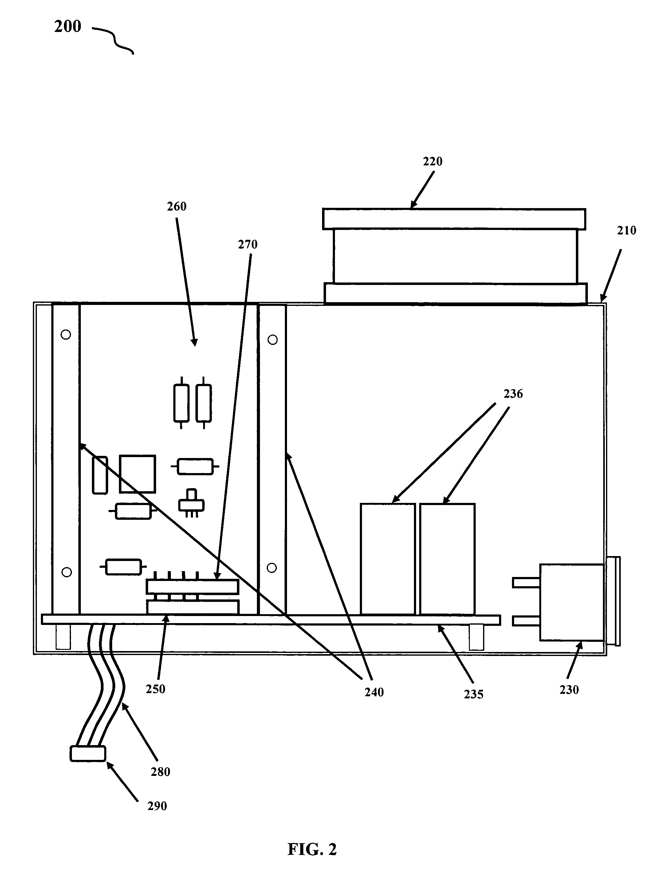 Modulated data transfer between a system and its power supply