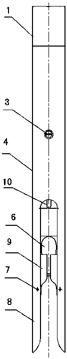 Tube pump fixed ball overshot and its use method