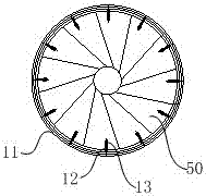 Ozone reaction device for flue gas denitration