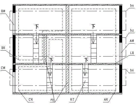 Protruding-type duplex house