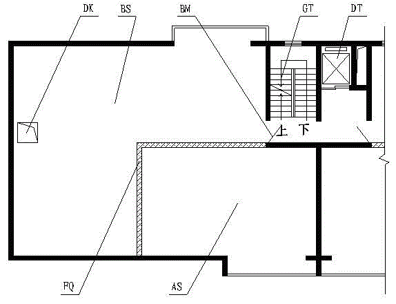 Protruding-type duplex house