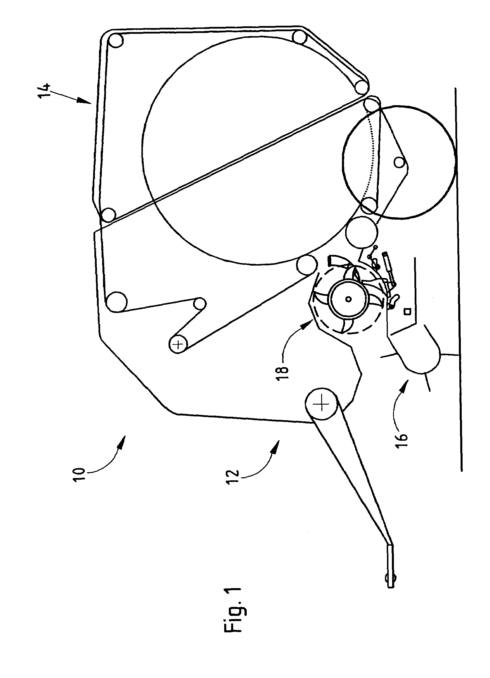 Crop processing device with relief system