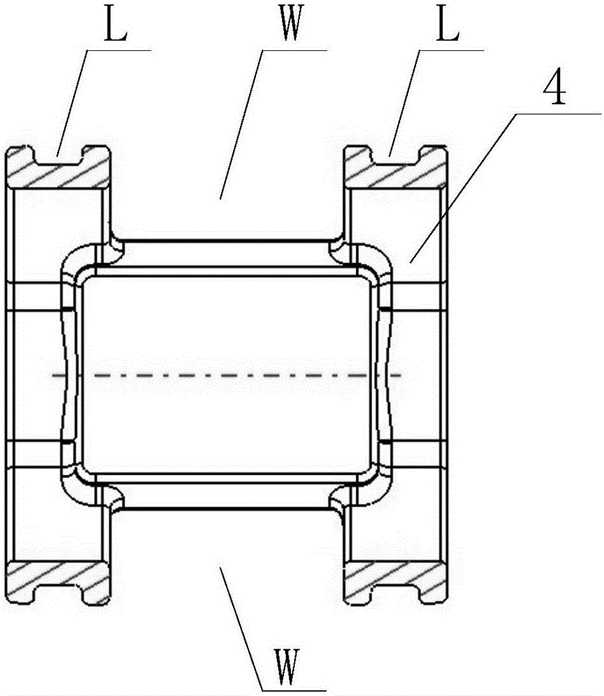 Hydraulic bushing device for chassis swing arm and chassis swing arm system