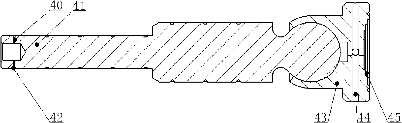 Self water-replenishing flat valve plunger type extra-high pressure water pump