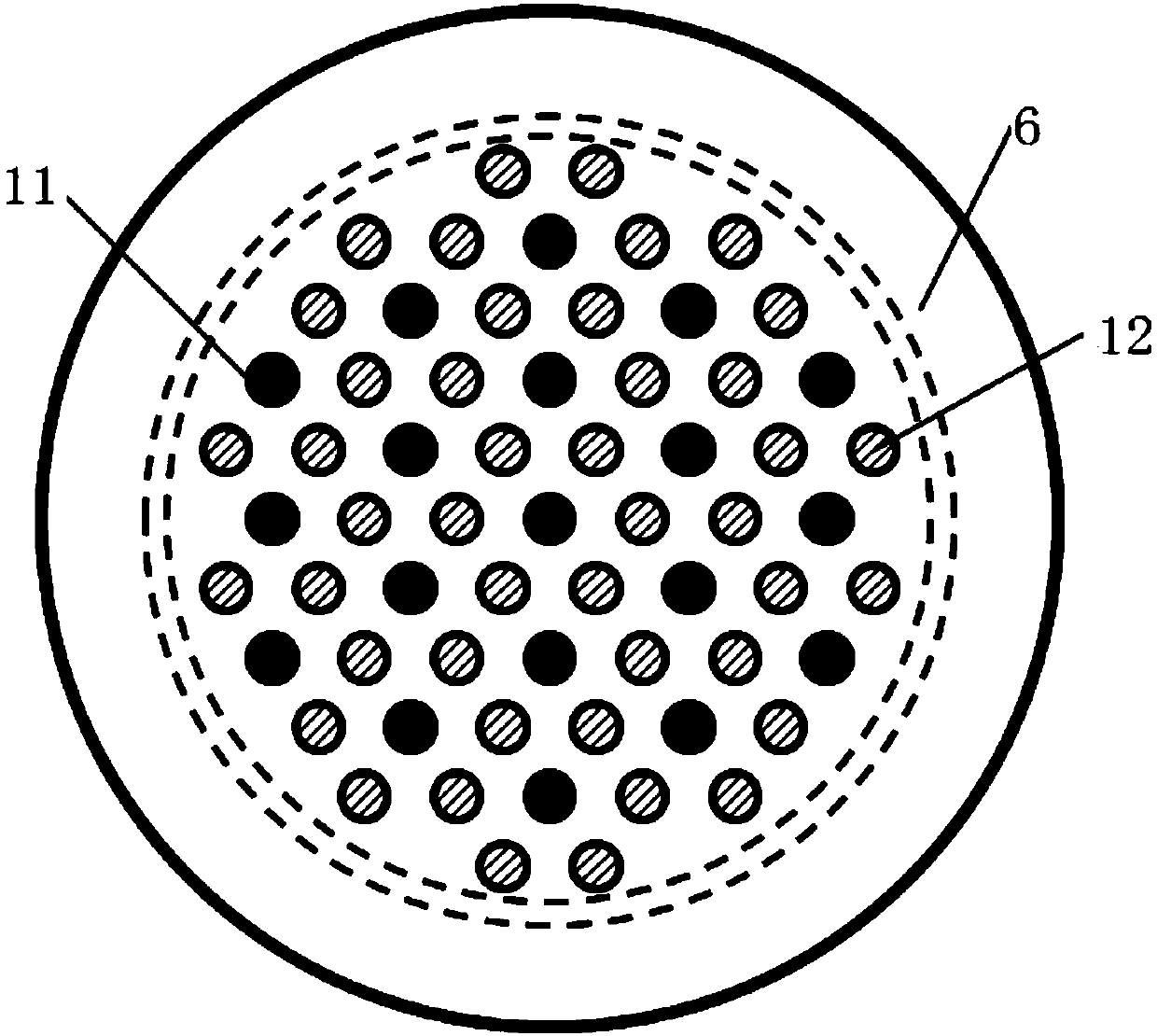 A shock-absorbing device for connecting pile foundations and caps and its construction method