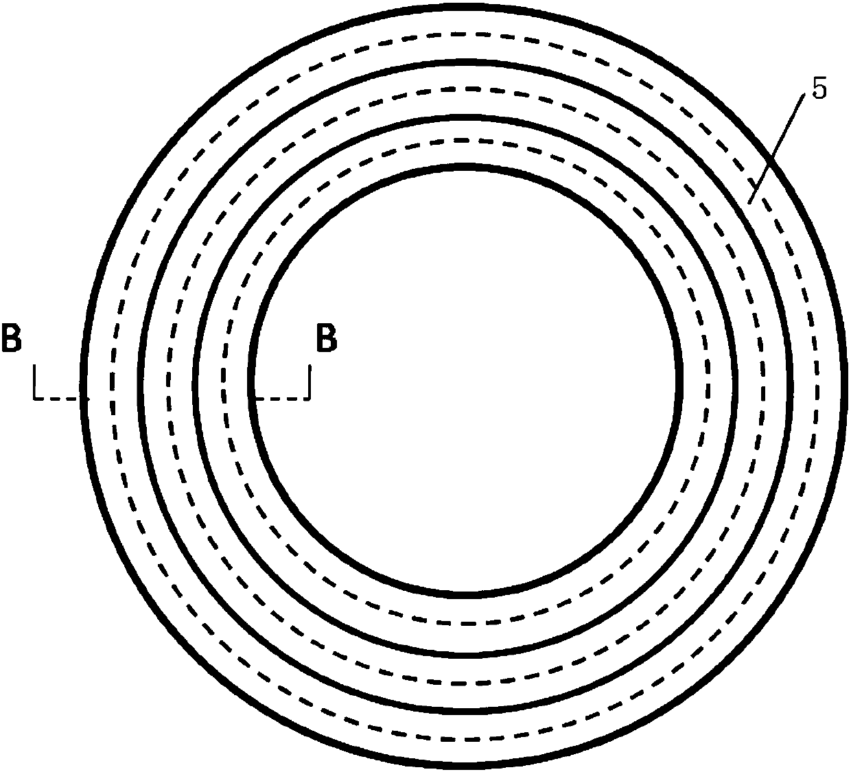 A shock-absorbing device for connecting pile foundations and caps and its construction method