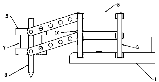 Bottom-driven-type double-parallelogram unlimited rotation bevel cutting head