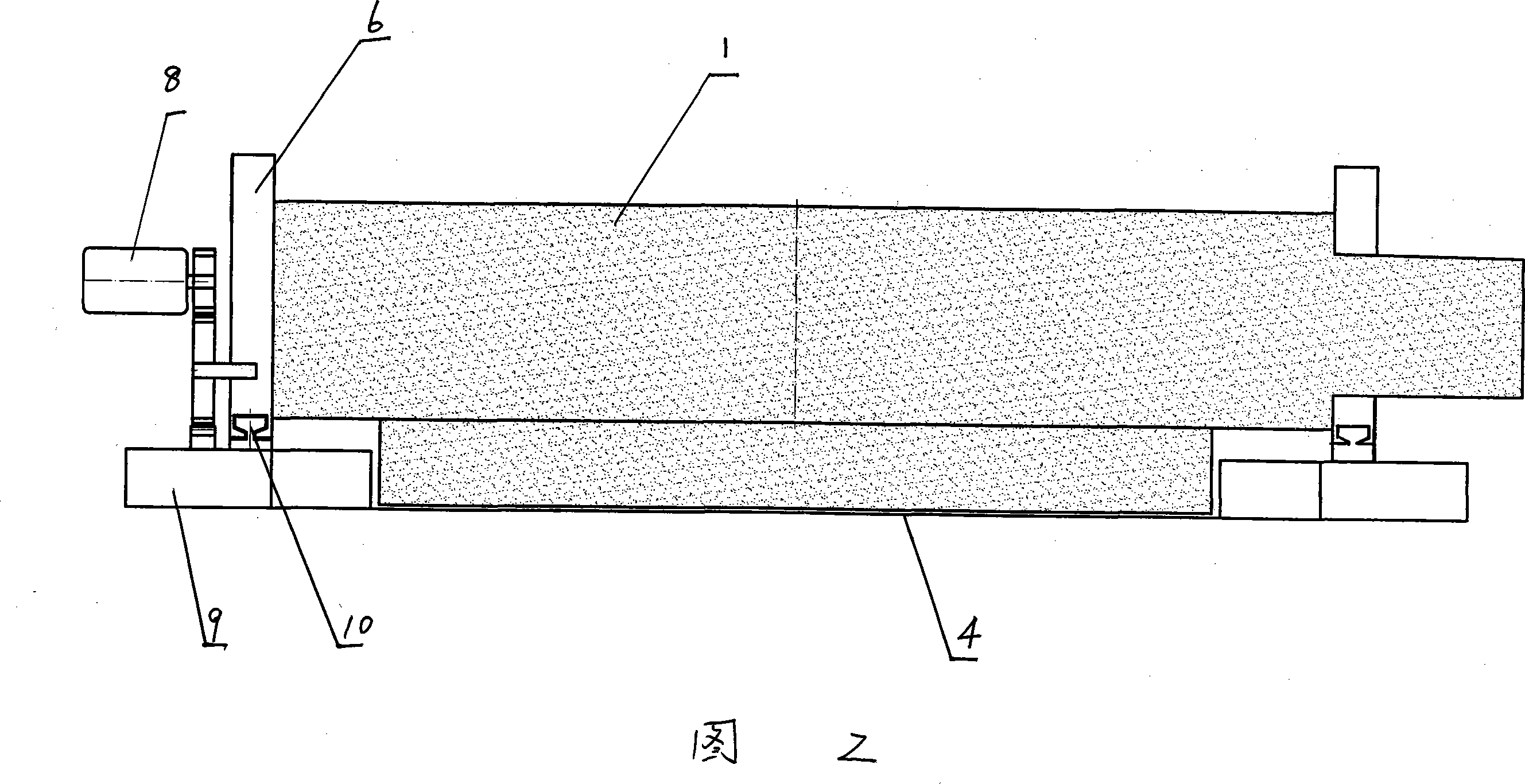 Fabric dyeing and printing device