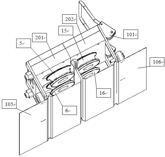 Automatic engaging device