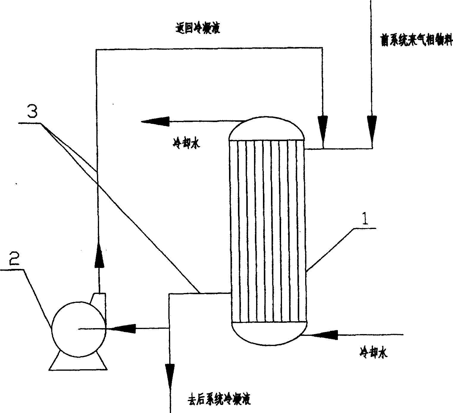 Self cleaning method for condenser for cooling easily condensate