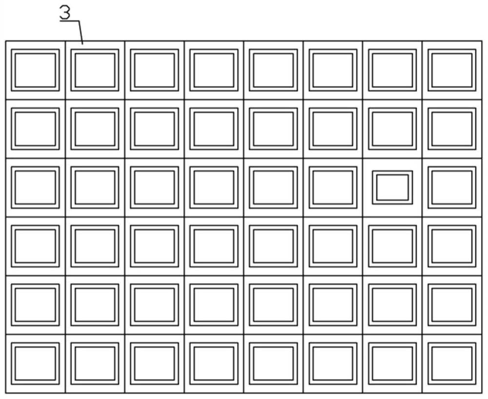 White-light LED chip packaging structure and manufacturing method thereof