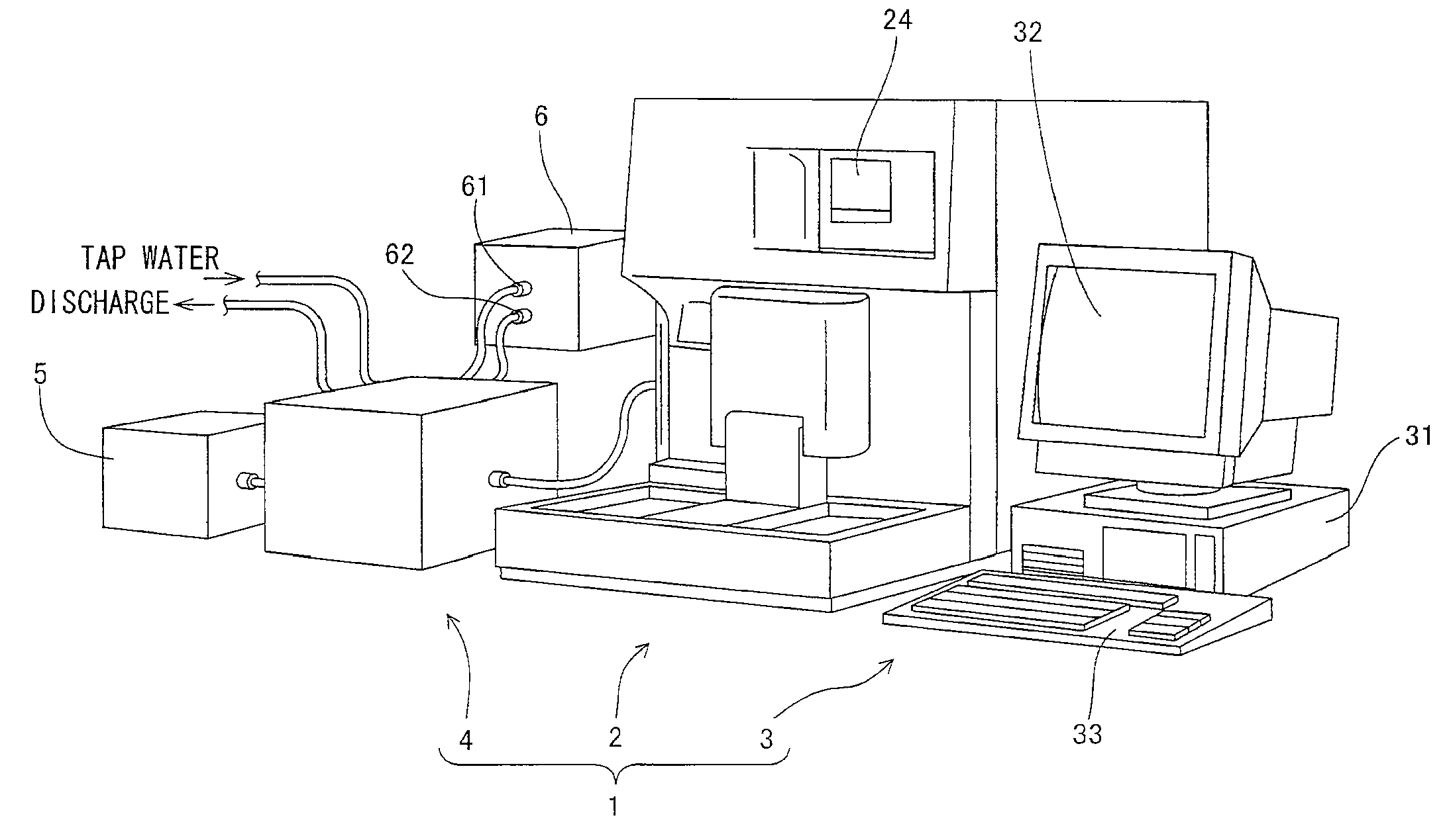 Sample analysis system, reagent preparation device, and sample treating device