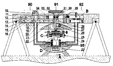 Preparation device of antibacterial organic petri dish