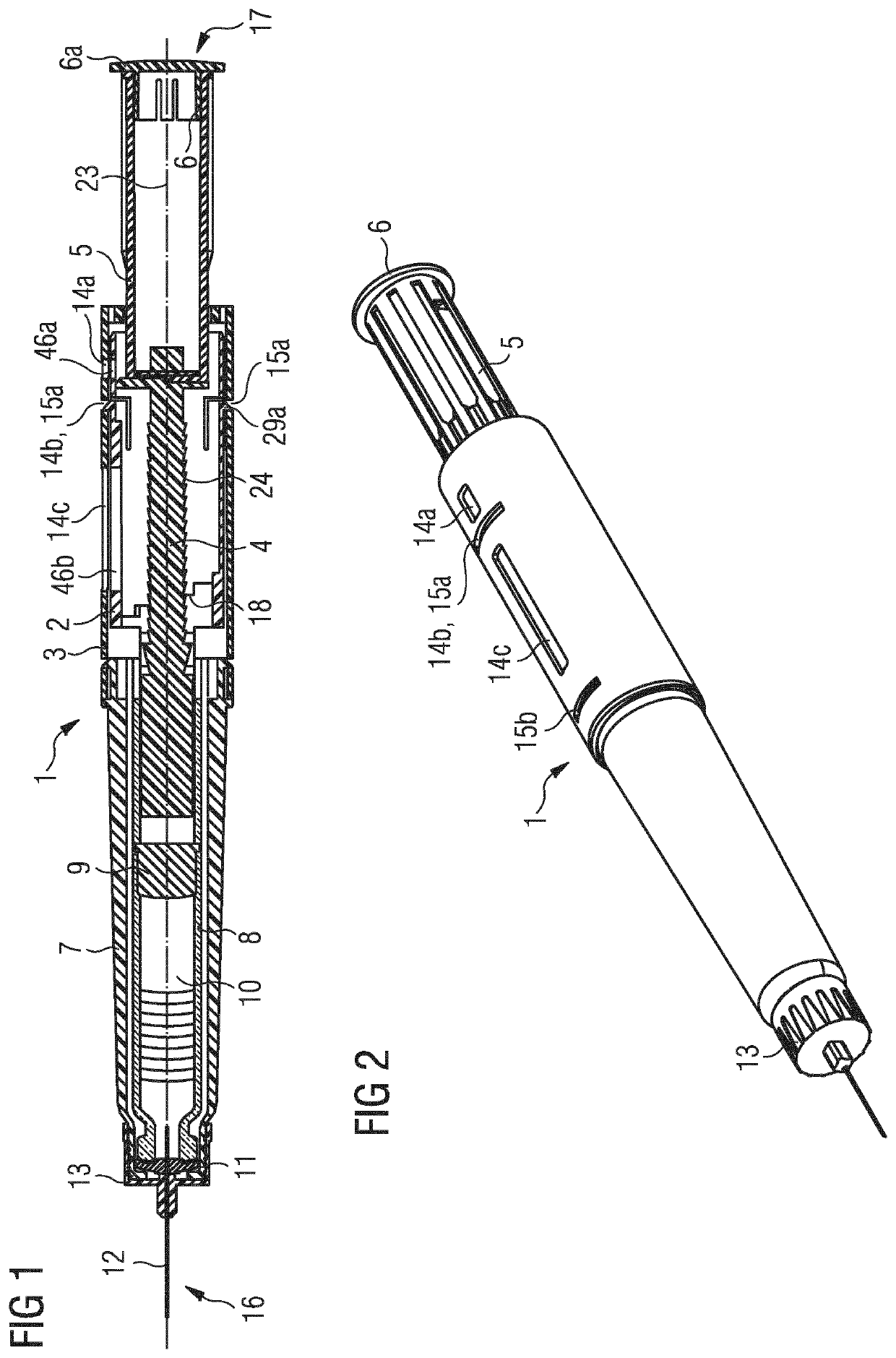 Assembly for a medication delivery device and medication delivery device