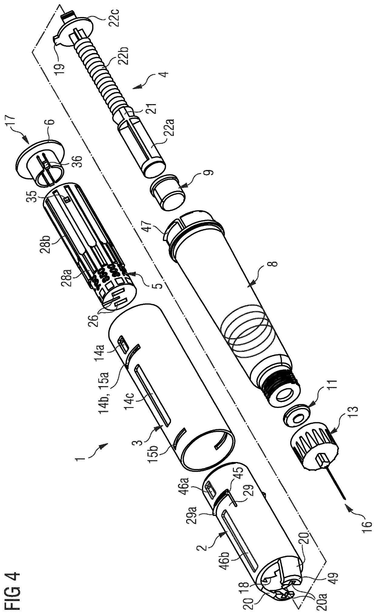 Assembly for a medication delivery device and medication delivery device