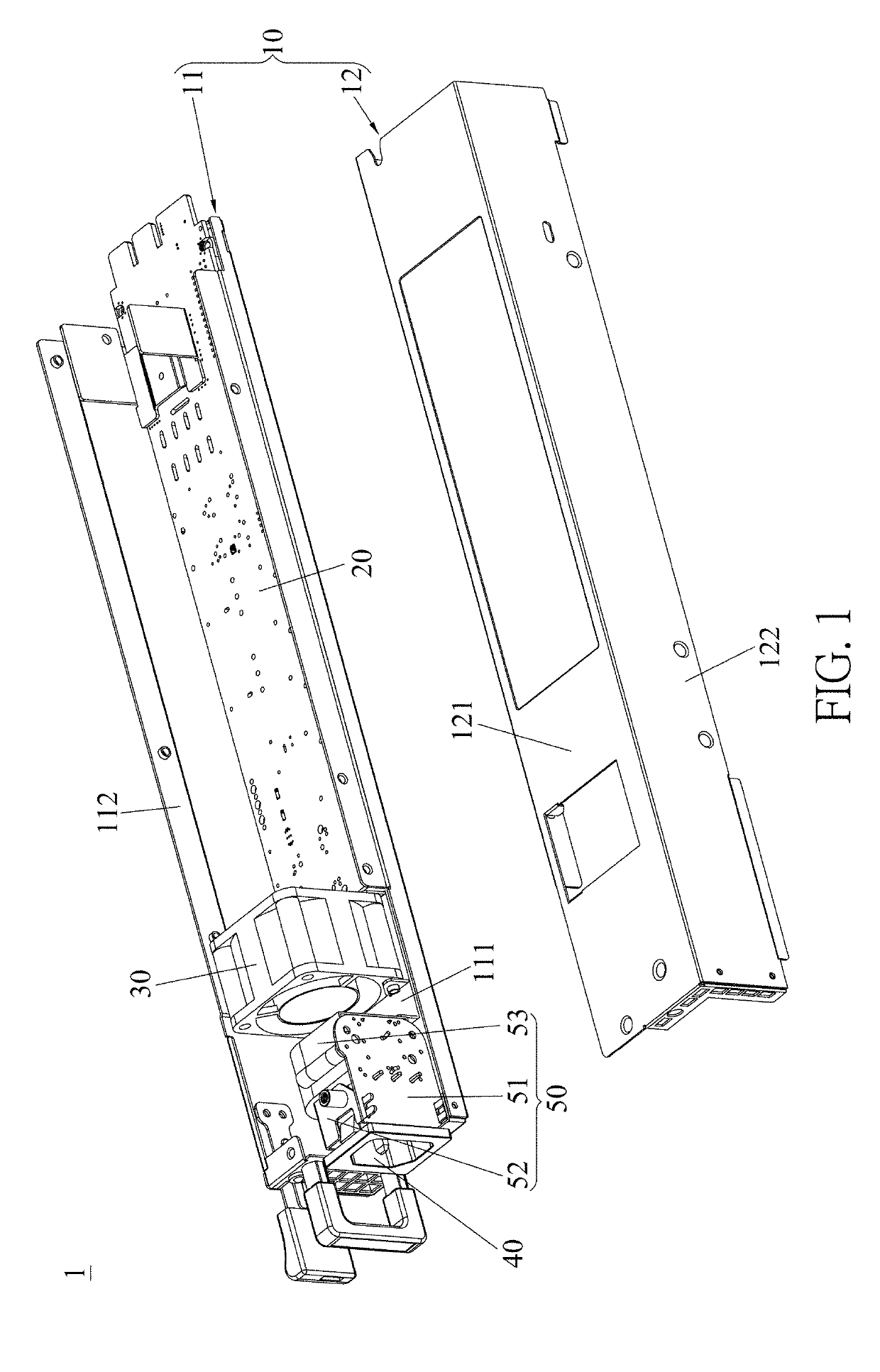 Electromagnetic shielding assembly, electromagnetic interference and lightning protection module and power supply