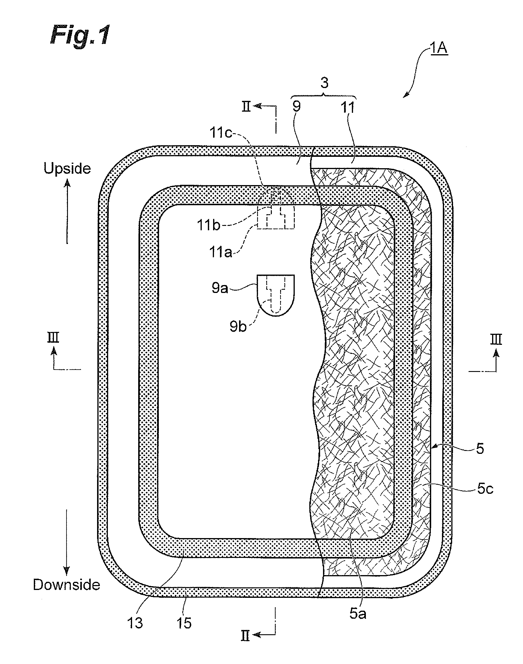 Blood processing filter and the method for manufacturing the same
