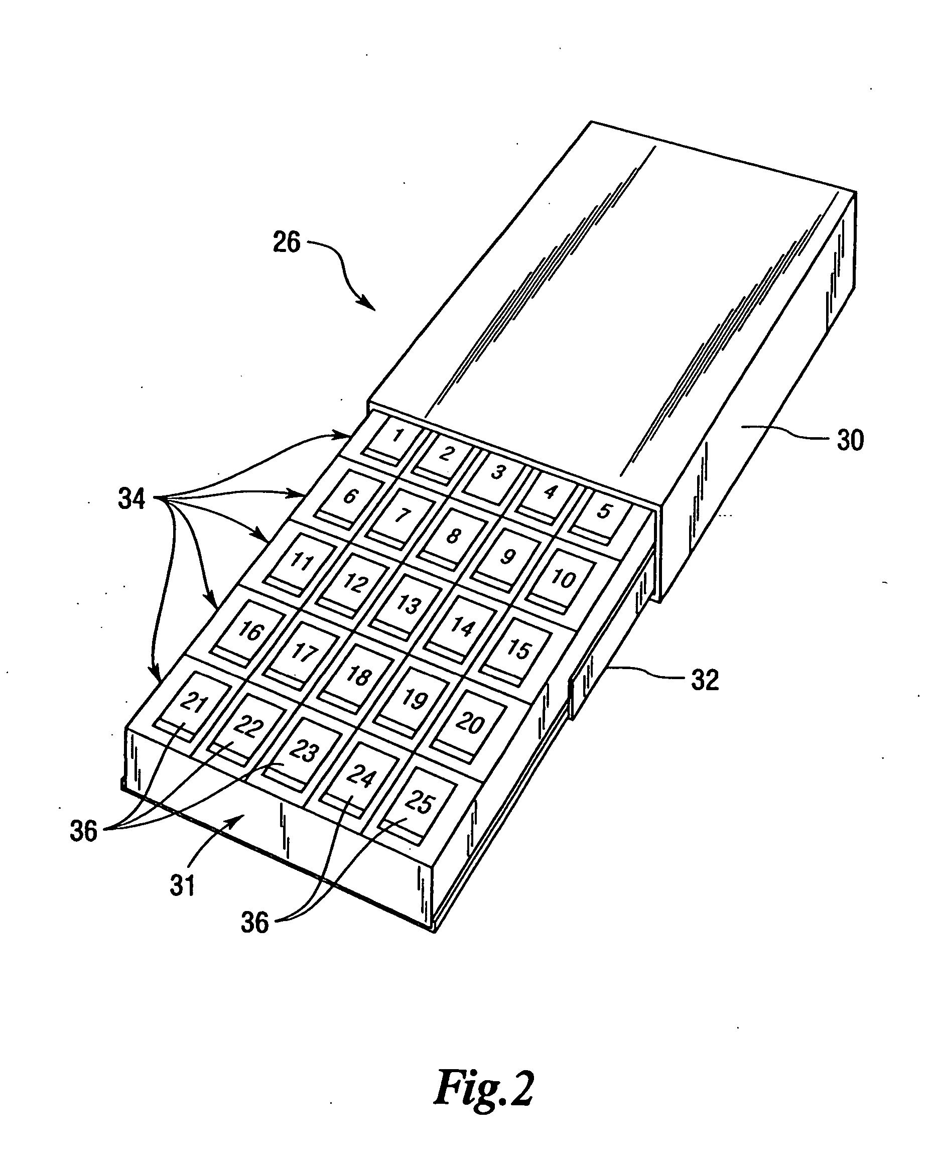 High capacity drawer with mechanical indicator for a dispensing device