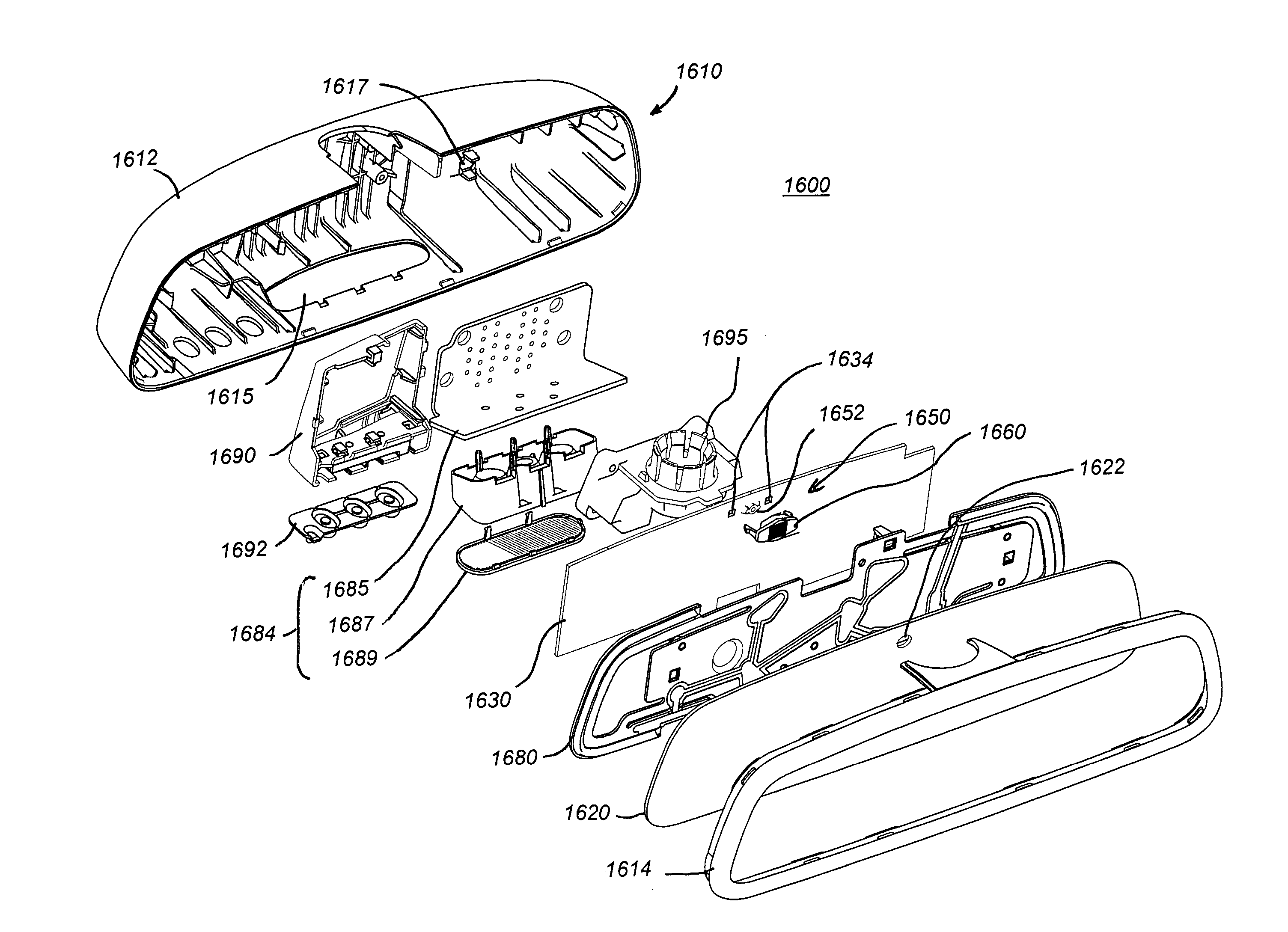 Dimmable rearview assembly having a glare sensor