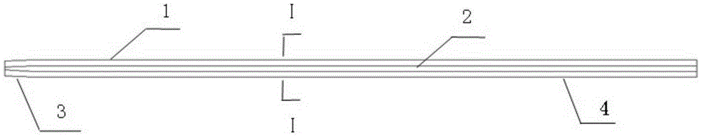 Anchor cable support structure capable of bearing transverse shear force