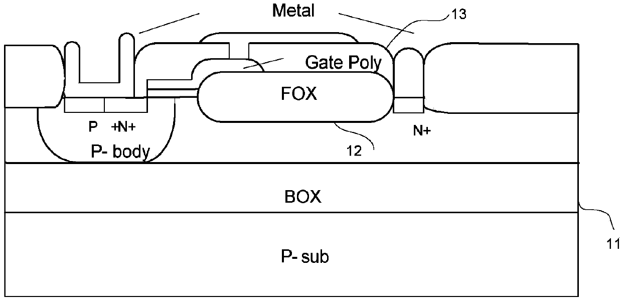 SOI device structure