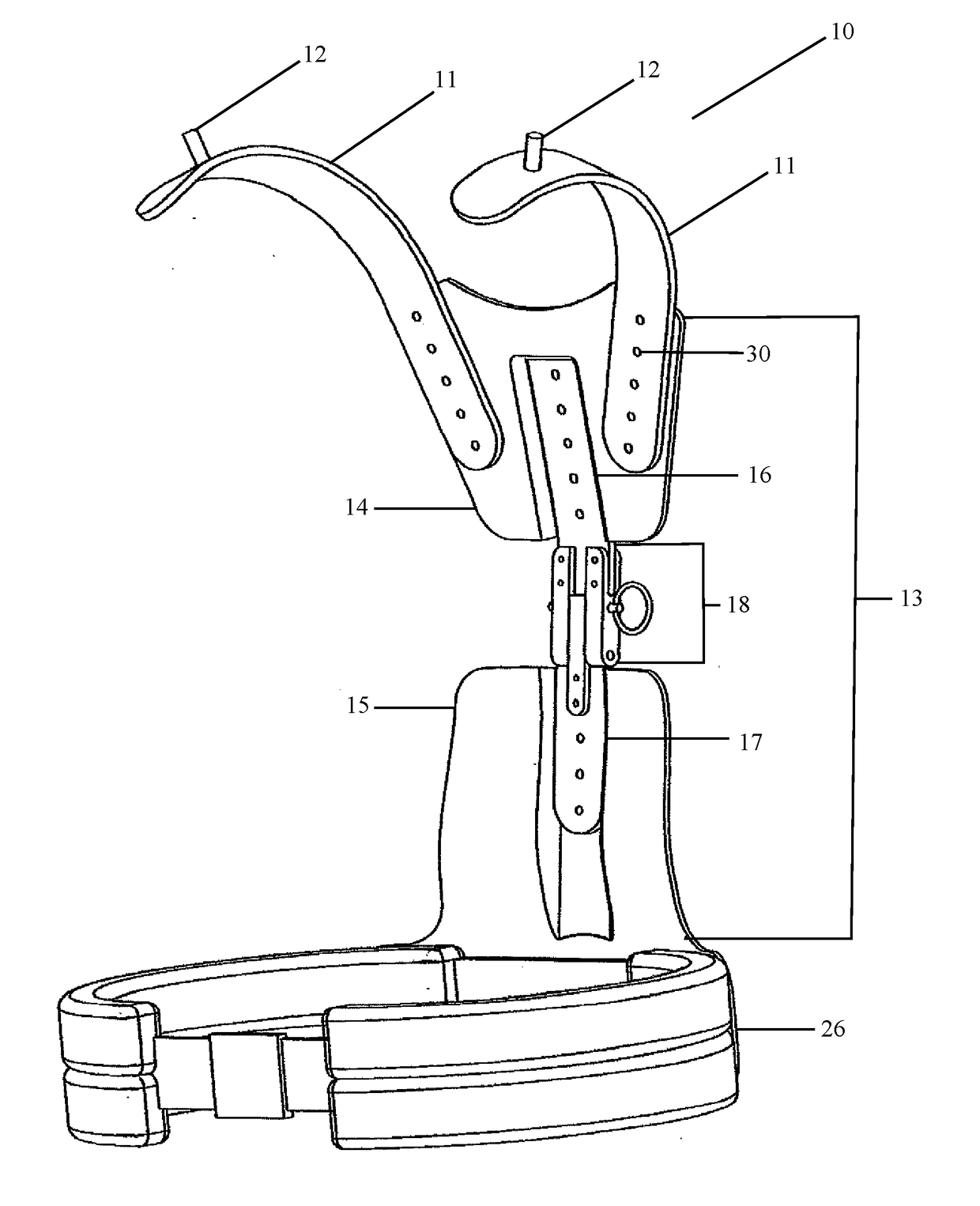 Shoulder transfer weight support