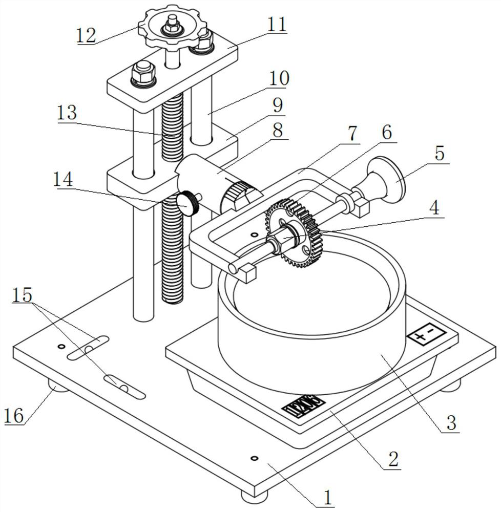 A kind of gear waxing device and waxing method thereof