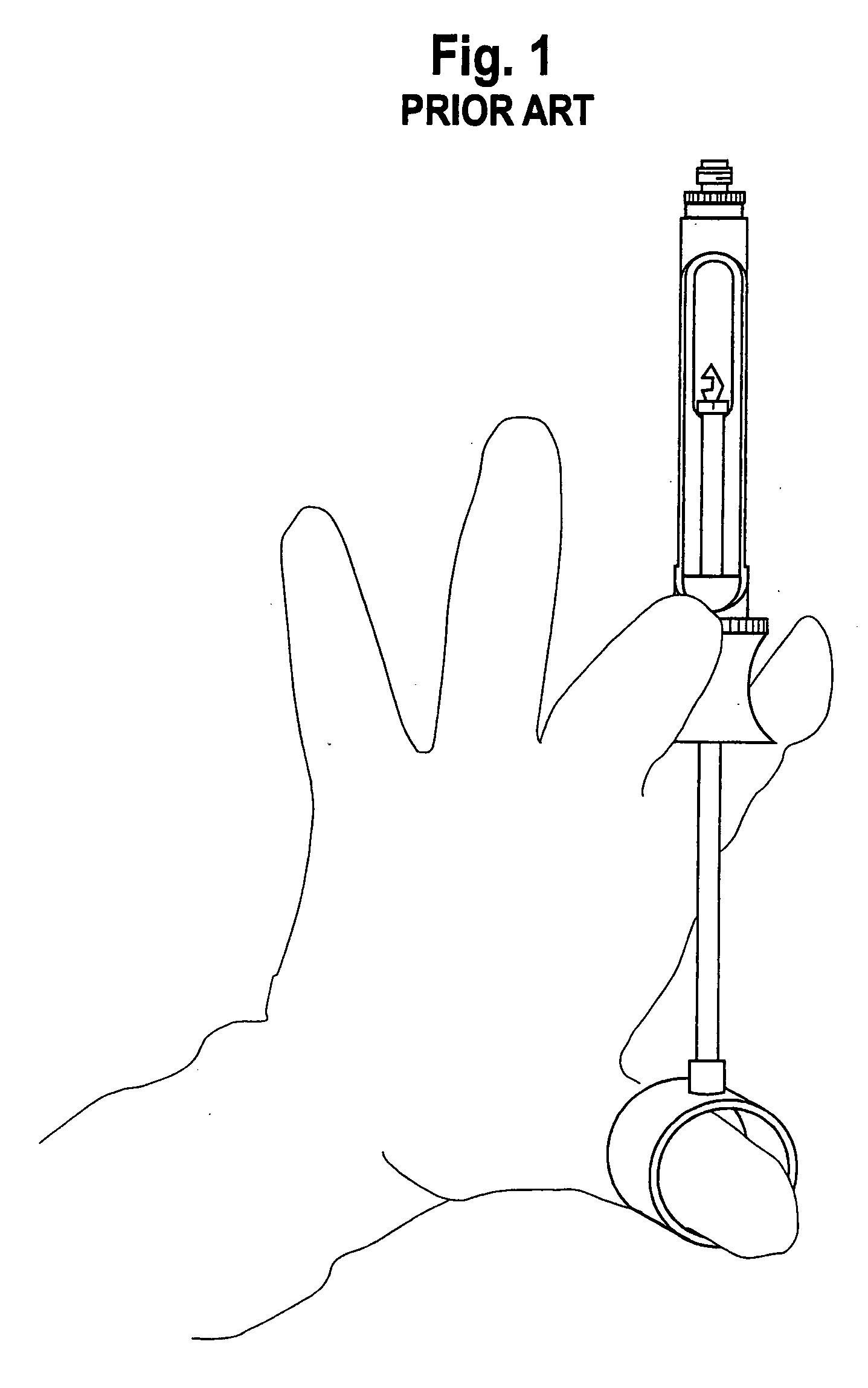Syringe with split/adjustable thumb ring