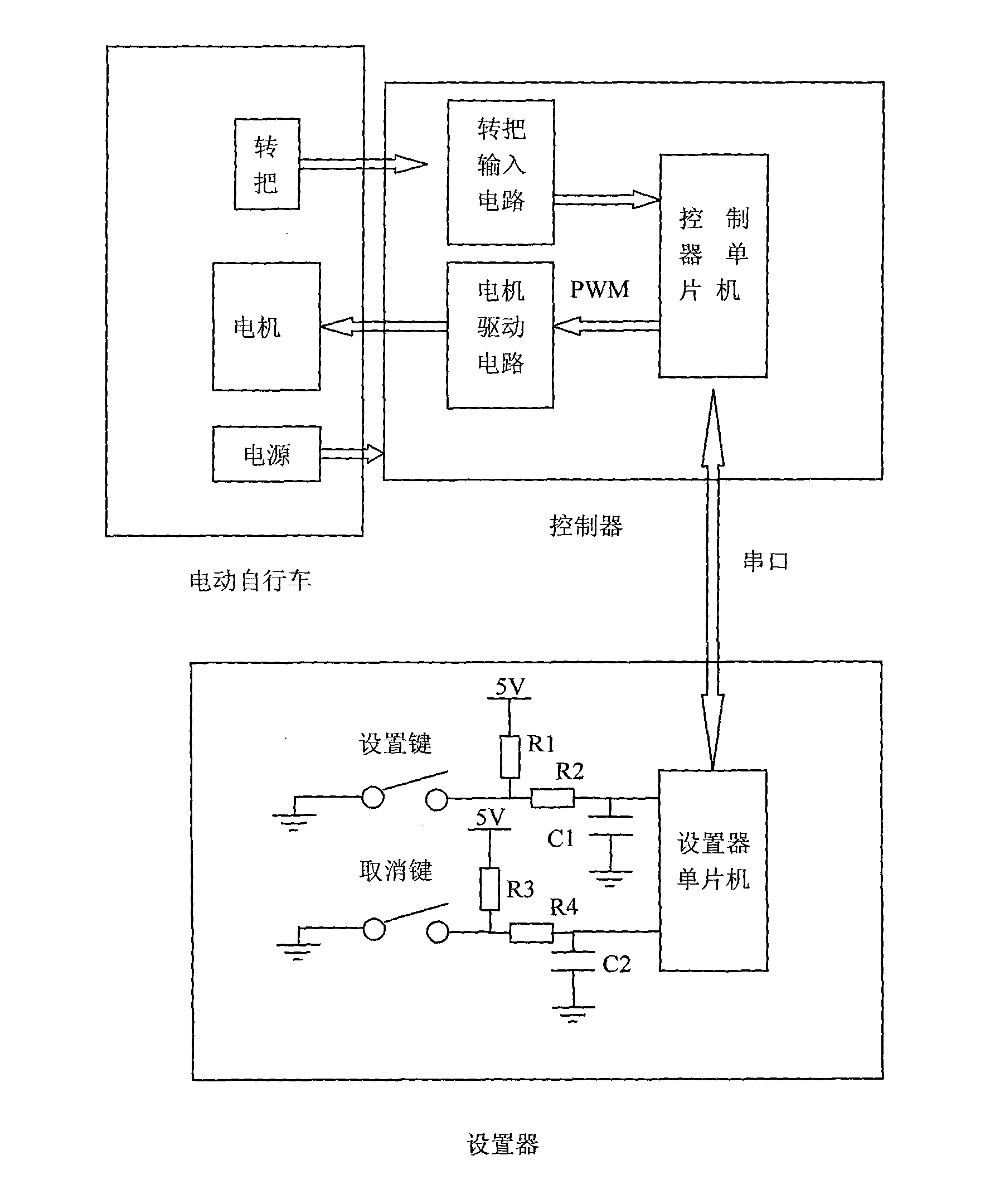 Speed limiting device of controller with DC brushless electric machine and speed limiting method