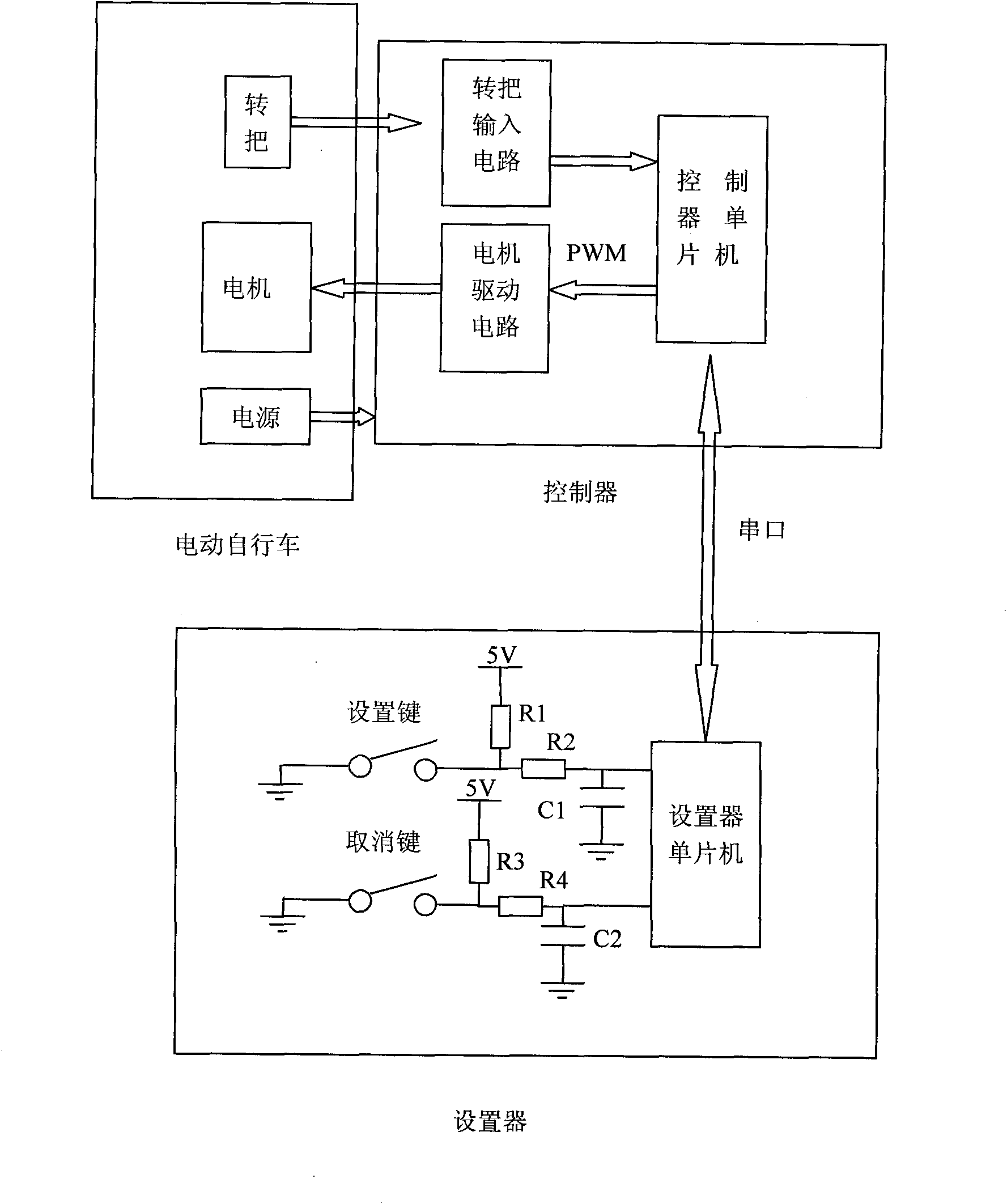 Speed limiting device of controller with DC brushless electric machine and speed limiting method