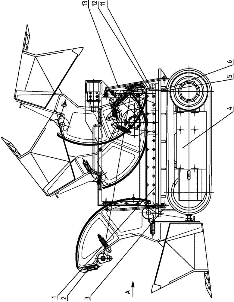 Hydraulic track rock loader