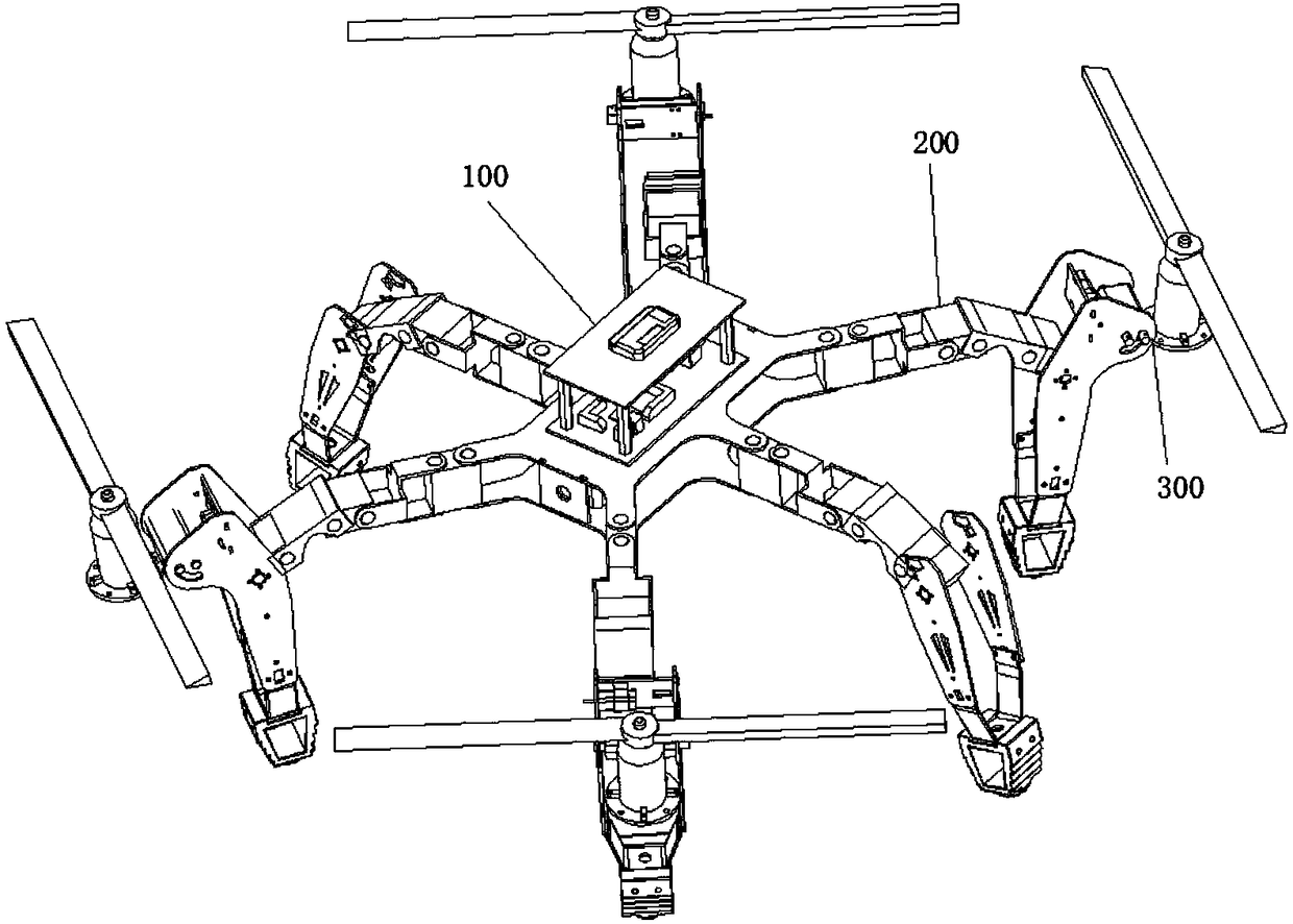 Land-air dual-purpose bionic hexapod robot