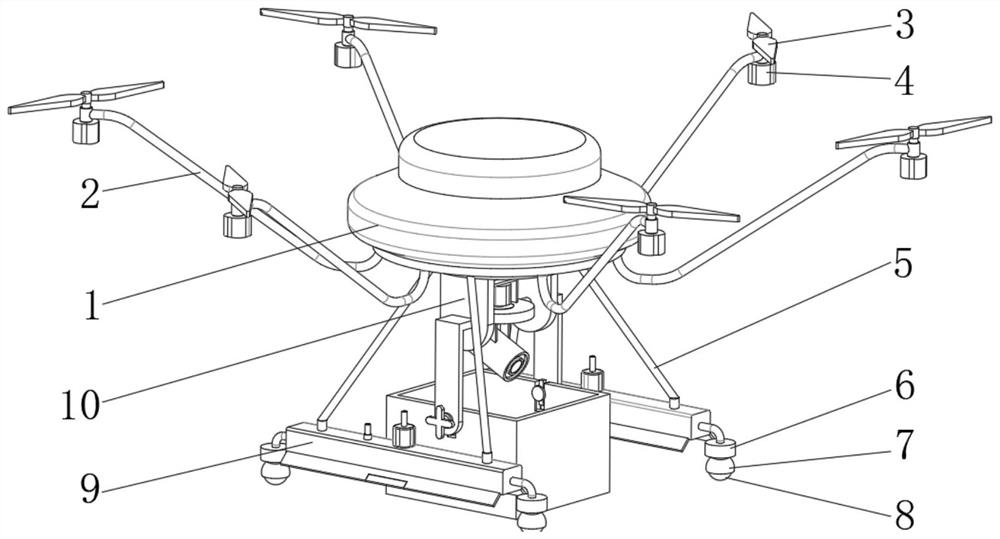 Multifunctional unmanned aerial vehicle and using method thereof