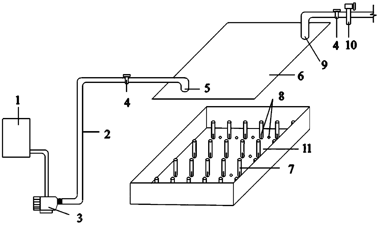 A hydraulic loading device and method for model testing