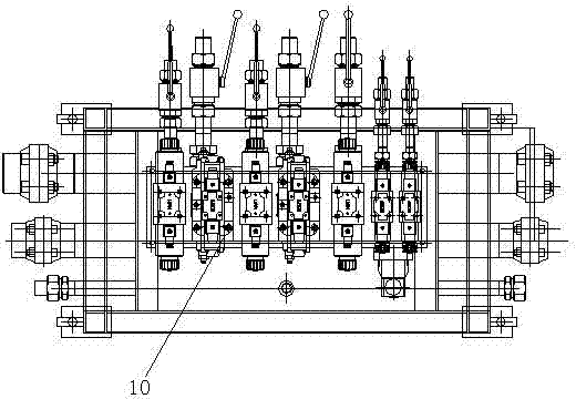 Hydraulic system for steel collection device