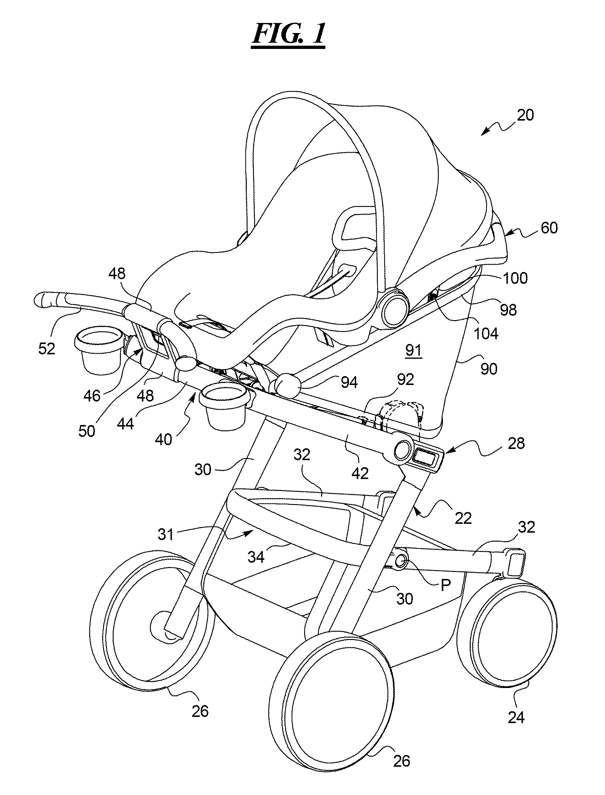 Stroller Adapter for an Infant Car Seat