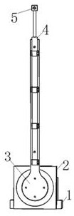 Automatic oil coating device for large flange