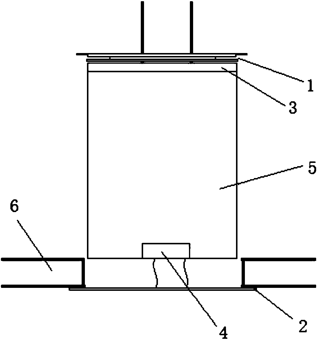 Elevator landing floorslab hole filling system