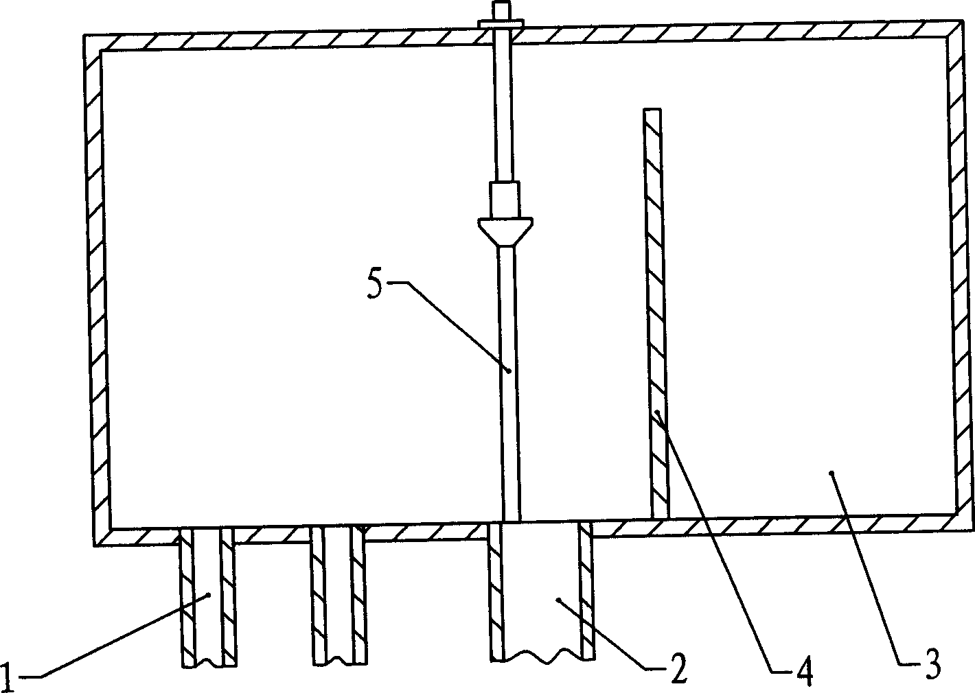 Water level control method of water tank