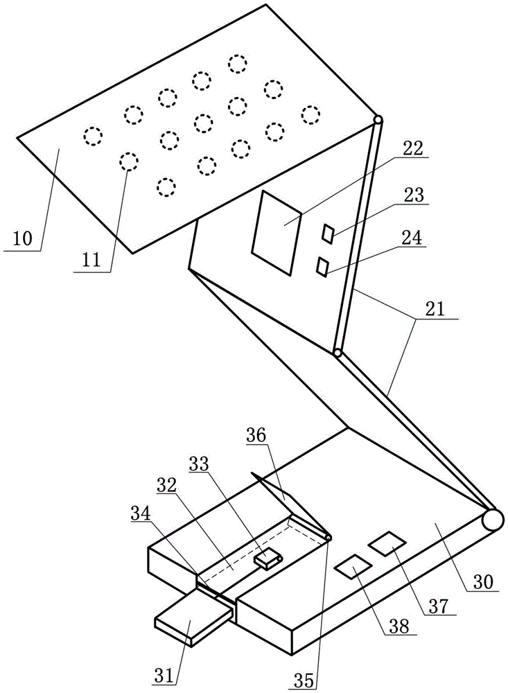 LED table lamp with USB plug capable of being automatically taken up