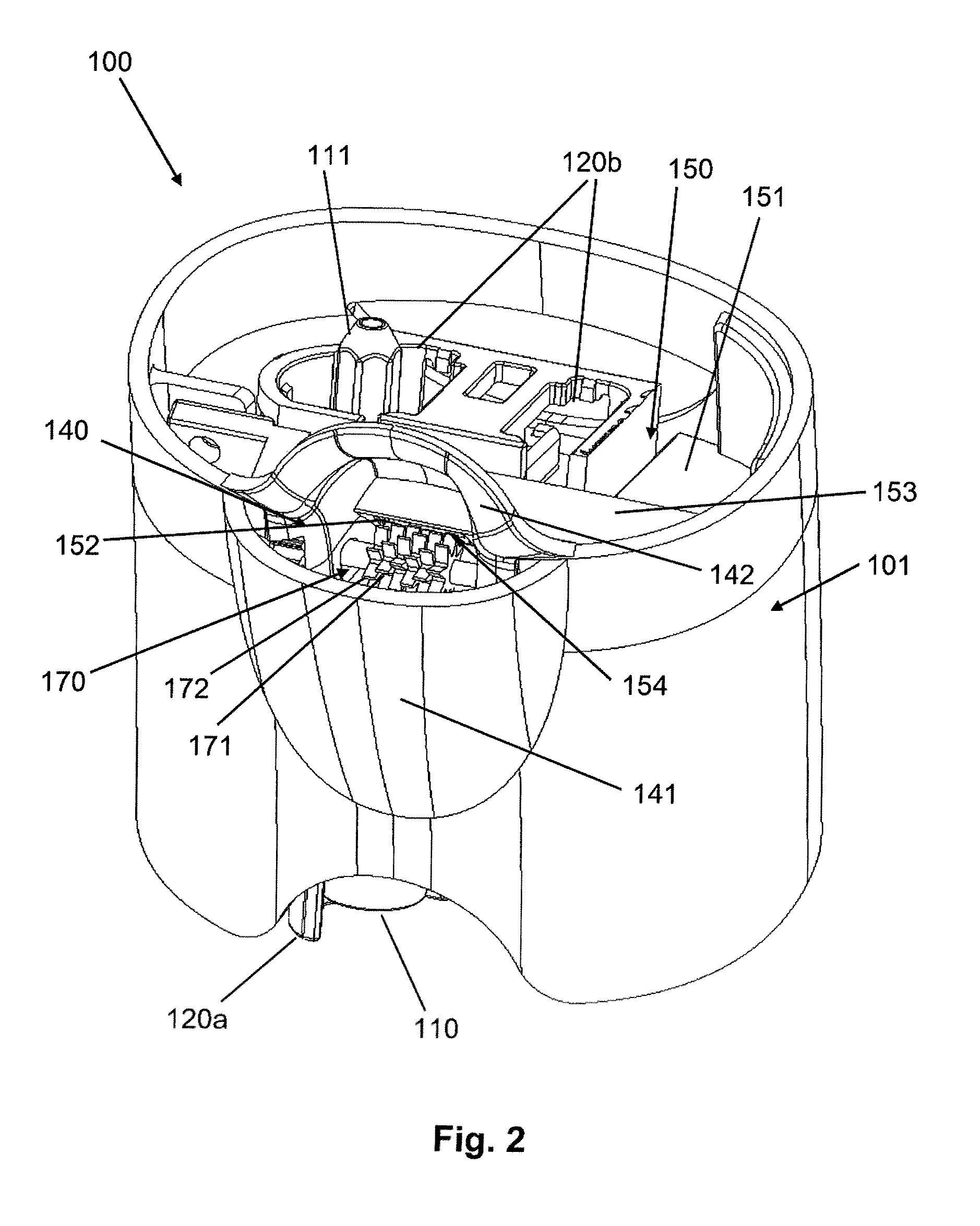 Body grooming device comprising an atomizer unit
