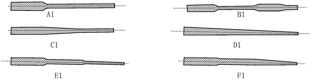 Transverse variable thickness plate strip and its preparation method