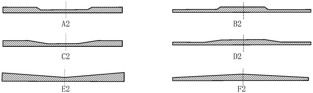 Transverse variable thickness plate strip and its preparation method