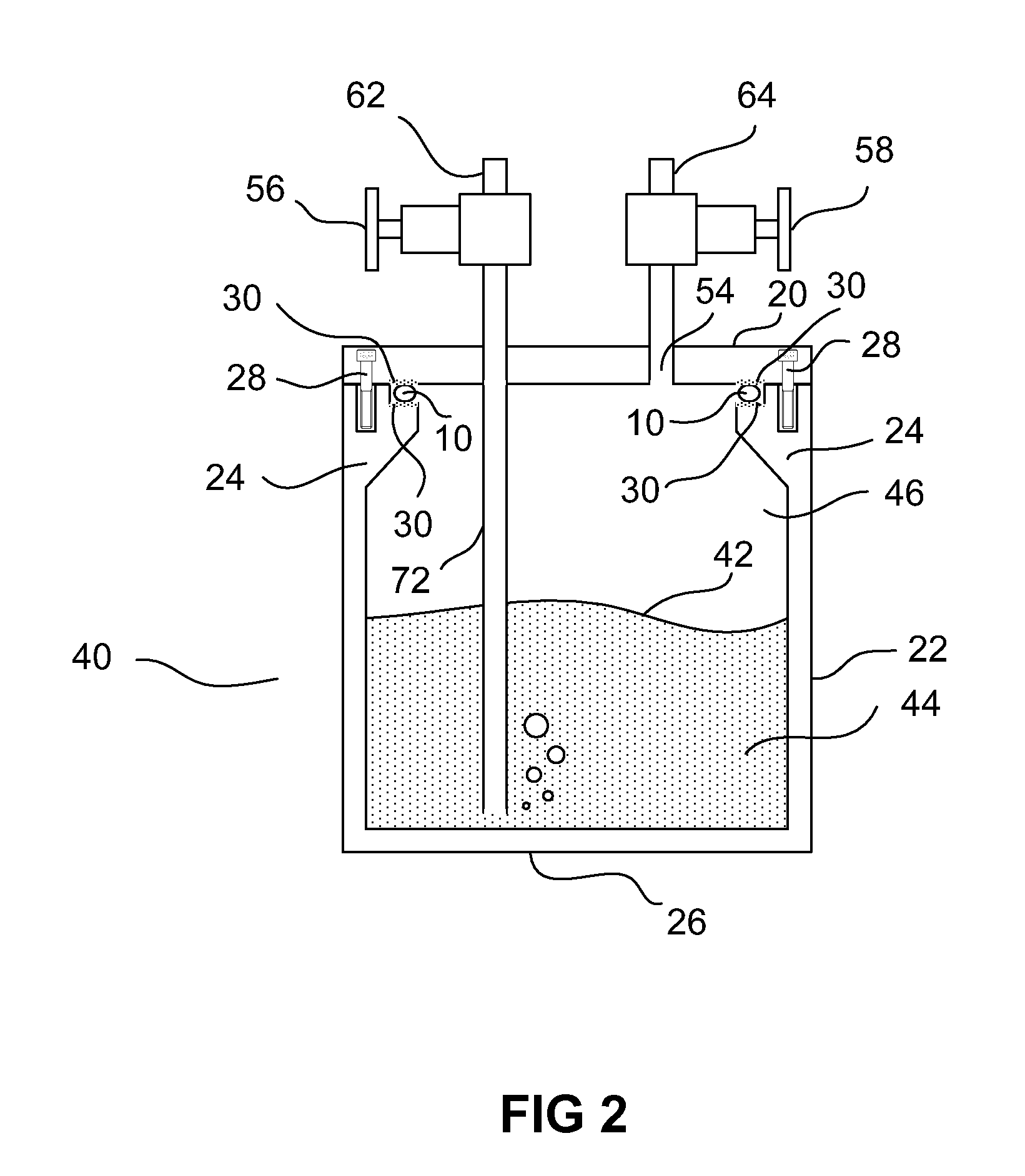 Diptube apparatus and delivery method