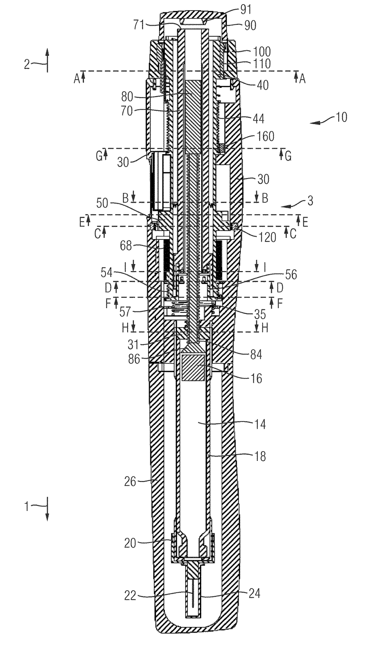 Drive mechanism of a drug delivery device