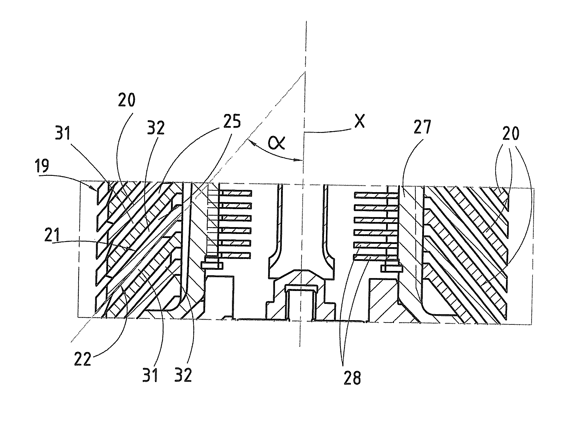 Separation disk for a centrifuge rotor, and a disk package