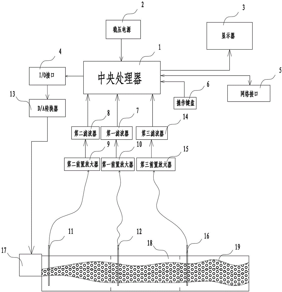 Device for detecting layered condition of raw coal mixture