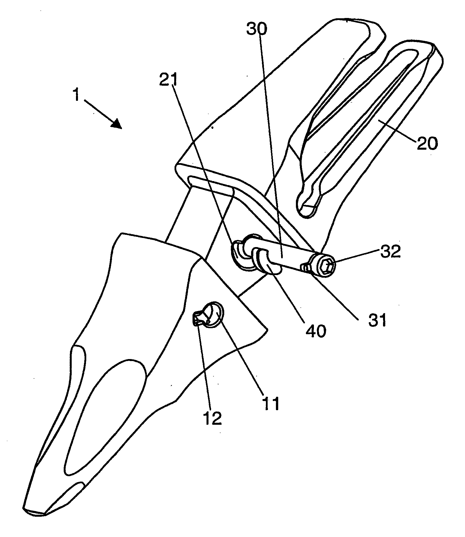 Removable Device for Attaching Two Mechanical Parts